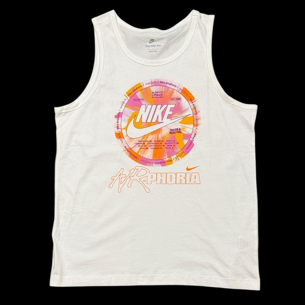 Nike Men's Tank Top Size Large White Airphoria NEW READ